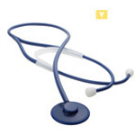 Product Image Adscope 665 Stethoscope, Disposable, Nurse Style, Yellow, 10/cs