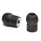 Product Image Stethoscope Eartips, Mushroom, Rubber, Black, Pair
