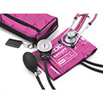 Product Image Pro's Combo II SR, Pocket Aneroid/Sprague Kit, Breast Cancer Awareness Pink, Adult, Size 23 to 40 cm