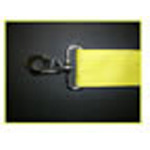 Product Image Straps, Nylon, Metal Push Button Buckle, Metal Swivel Speed Clips, 3 foot, 2 Piece, Yellow