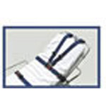 Product Image Shoulder Harness Strap, incl 2 Shoulder Straps, 2 Piece Lap Straps, Impervious, Blue