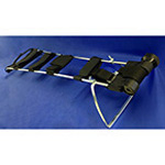 Product Image TIII Leg Traction Splints, Pediatric, Injection Molded Rachet, incl Straps, Ankle Hitch, Carry Case