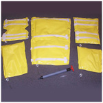 Product Image The EMS ECONO-VAC Vacuum extremity splint set, incl Splints, Adapter, Pump, Case