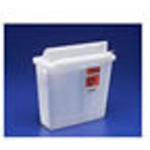 Product Image *Limited Quantity* In-Room Sharps Container, with Mailbox-Style Lid, Clear, 5 Quart