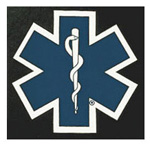 Product Image Decal, 18inch x 18inch, Die cut Star of Life