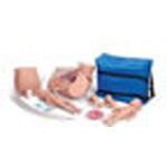 Product Image Advanced Childbirth Simulator, Vinyl Skin, w/2 Fetal Babies and Placentas, Spare Stomach Cover