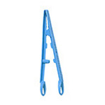 Product Image Disposable Splinter Forceps, Flat Rounded-Tip, Blue