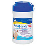 Product Image Sani-Hands ALC Towelettes, Large 220 / Canister