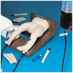 Product Image Intraosseous Infusion Simulator, Mounted on Stand, w/mixing bottle and case.