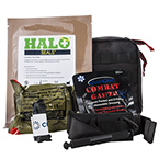 Product Image Curaplex Officer Down Basic IFAK, Black MOLLE Bag, SOF Tourniquet