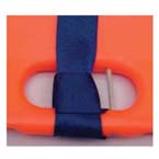 Product Image Restraint Straps, Yellow, 5ft, 2 Piece, Push Button, Loop End, Impervious