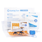 Product Image Curaplex IV Start Kit, Incl IV Guard Dressing, Prep Pads, Gauze, Specimen Bag, Tourniquet, Extension Set and Flush Syringe