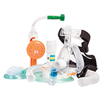 Product Image CPAP/Capnography Kit, O2MAX Neb Bitrac ED Mask, Adult MED, 5-SET, Ohmeda Connect, CO2 Sampling Line