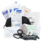 Product Image Curaplex Self Care Kit, With Asherman Chest Seal, In Black Pouch