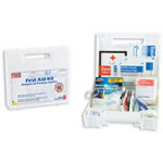 Product Image First Aid Kit, 10-Person, Wall/Vehicle Mount, Plastic Case w/Handle, w/At-A-Glance First Aid Booklet