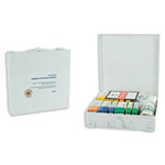 Product Image First Aid Kit, 50-Person, Metal Case w/Mountable Hanger, w/At-A-Glance First Aid Booklet