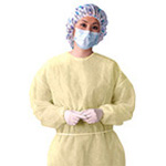 Product Image Gown, Isolation, Spunbound, Water Repellant