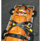 Product Image Reeve Sleeve, Dragable, Incl Spine Board, Head Blocks, Head/Chin Straps, 77inch x 27inch, Orange