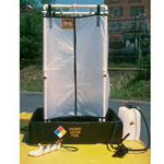 Product Image Decontamination Hazmat Shower Curtain, Vinyl, Hook and Loop Closure, White, 188 inch x 72 inch