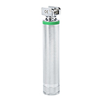 Product Image Curaplex Select GreenLine/D Laryngoscope Handle, Fiber Optic, Chrome-Plated, 2 C Batteries, MED