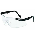 Product Image Smith and Wesson Magnum 3G Mini Safety Glasses, Black Frame, Clear Lens