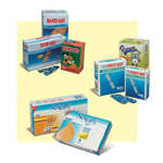 Product Image Adhesive Bandage, Character Strip, 3/4inch x 3inch, 100/bx *Discontinued*