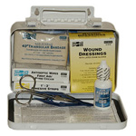 Product Image First-Aid Kit, Pac-Kit, Weatherproof Metal Case, 10 Person, 4.5 x 7.5 x 2.75inch