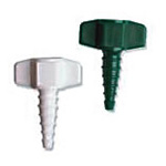 Product Image Nut and Nipple To Tapered Barb, Oxygen, Swivel, Green