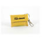 Product Image Face Shield CPR Barrier, on Key Ring, Yellow