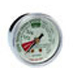 Product Image Oxygen Gauge Back Port, 1-1/2inch OD, 1/8inch NPT, 4000 psi, Chrome