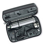 Product Image Diagnostic Set w/Coaxial Ophthalmoscope, MacroView Otoscope w/Throat Illuminator, Direct Plugin Handle in Hard Case