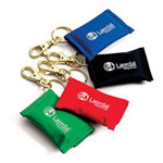 Product Image Face Shield CPR Barrier on Key Ring, Assorted Color, 25/pk