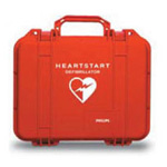 Product Image Carrying Case, Waterproof, Hard Plastic Case, for Philips Heart-Start Onsite Defibrillator, Red