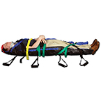 Product Image Air Transport Vacuum Spine Board Set, 8 Handles w/Ribs incl Case, Pump and Pelvic Strap, 6ft