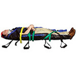 Product Image Air Transport Vacuum Spine Board Set, 8 Handles w/Ribs incl Case and Pump, 7 Feet