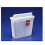 Product Image *Limited Quantity* In-Room Sharps Container, with Always-Open Lid, Transparent Red, 5 Quart