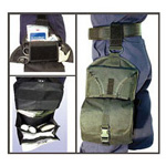 Product Image TAC-Trauma Holster, Reversible Elastic Leg Straps, 1000D Cordura Nylon, Black