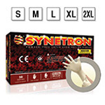 Product Image Microflex Synetron Gloves, Latex, Powder Free, Ambidextrous, Poly Coated, Extended Cuff, 11.4in, 2XL