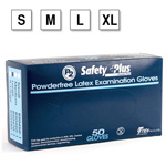 Product Image Sage P2 Safety Plus Gloves, Latex, Powder Free, Sizes 6 - 6 1/2, SM *Limited QTY*