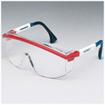 Product Image Astrospec 3000 Safety Glasses, Clear Lens, Uvextreme Anti-fog Coating, Spatula Temples, Blue Frame