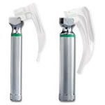 Product Image Laryngoscope Handle, Fiber Optic, Satin Chrome-Plated Brass Handle, C Battery, Adult