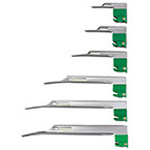 Product Image GreenLine/D Laryngoscope Blade, Stainless Steel, Fiber Optic, Miller 4, LG Adult