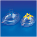 Product Image Resuscitation Masks, Disposable, White Hook Ring, Neonate