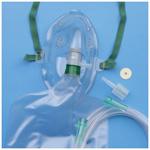 Product Image AirLife 3-in-1 Oxygen Mask, Under the Chin, 1 Valve, Safety Vent, 7 foot Tubing, Adult
