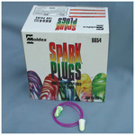 Product Image Moldex SparkPlugs Earplugs, Noise Reduction Ratio 33, with Cord