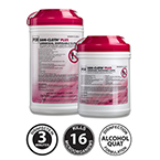 Product Image Sani-Cloth Plus Germicidal Disp Wipes, Low Alcohol, LG, 6inch x 6 3/4inch, 160/tub