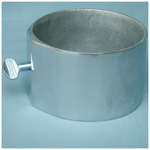 Product Image Single Oxygen Cylinder Cup - Floor Mount, For D or E Cylinders