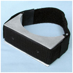Product Image Single Oxygen Cylinder Clamp - Wall Mount, w/Velcro, For D or E Cylinders
