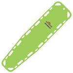 Product Image Ultra-Vue 18 Backboard, 72inch x 18inch x 1 3/4inch, Without Pins, Lime Green