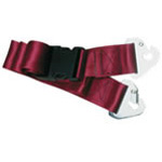 Product Image Straps, Nylon, Plastic Side Release Buckle, 2 Piece w/Metal Non-Swivel Speed Clip, Orange, 5 feet